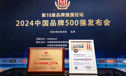 【逐梦新时代，品牌赢未来】爱游戏体育品牌荣登中国品牌500强